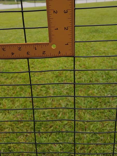 Critterfence Black 16GA Graduated Welded Wire Fence 6 x 100 NEW - 680332612067
