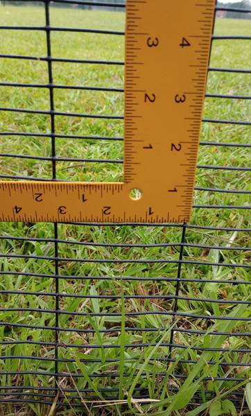 Critterfence Black 16GA Graduated Welded Wire Fence 7 x 100 NEW - 680332612050