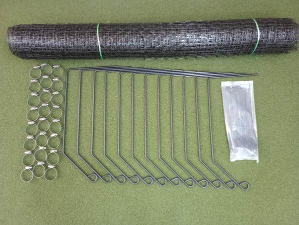 Fence Kit Retrofit 1 No-Climb (For Chain Link, With Extenders that Clamp Onto Your Existing Post) - 685248511749
