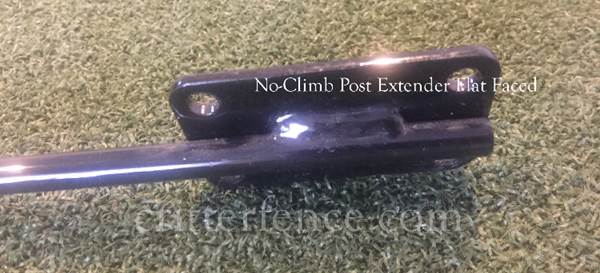 No climb post extender flat faced