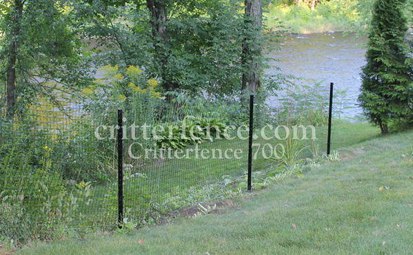 Critterfence 700 poly fencing is easily removable