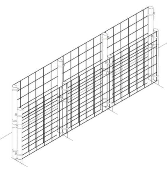 Fence Kit 4 Extend Up To 94 Inches (Chain Link) - 
